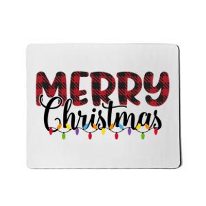 Merry Christmas Holiday Festive Mousepad