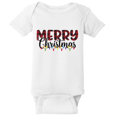 Merry Christmas Holiday Festive Baby Bodysuit
