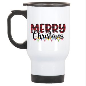 Merry Christmas Holiday Festive Stainless Steel Travel Mug