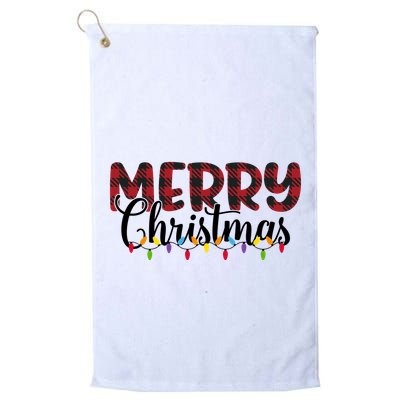Merry Christmas Holiday Festive Golf Towel