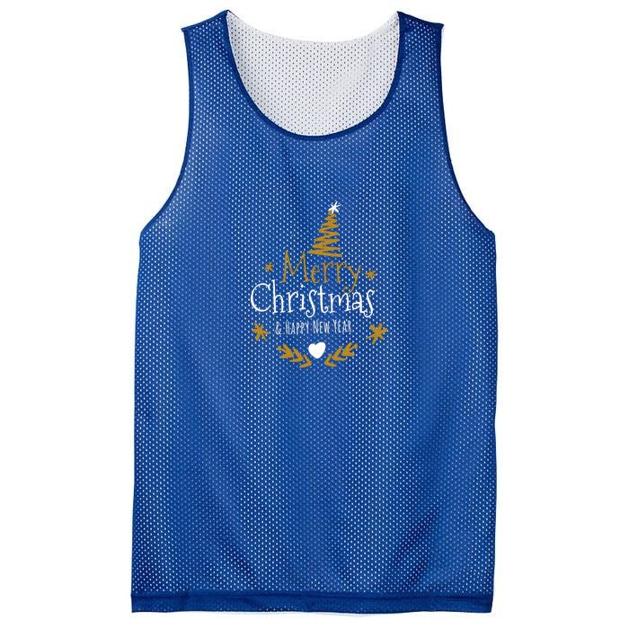 Merry Christmas Happy Holiday Happy New Year Xmas Tree Gift Mesh Reversible Basketball Jersey Tank