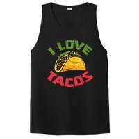 Mexican Cuisine I Love Tacos Foodie Mexico Tacos Lover Taco PosiCharge Competitor Tank