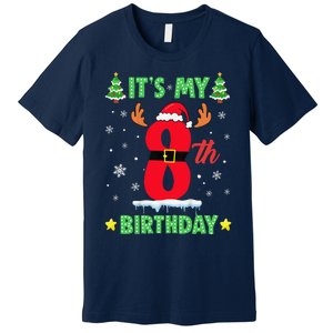 Merry Christmas ItS My 8th Birthday Xmas Premium T-Shirt