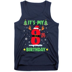 Merry Christmas ItS My 8th Birthday Xmas Tank Top