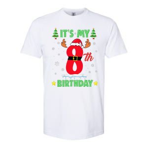 Merry Christmas ItS My 8th Birthday Xmas Softstyle CVC T-Shirt