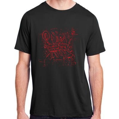 Misadventures Cover In Red Adult ChromaSoft Performance T-Shirt