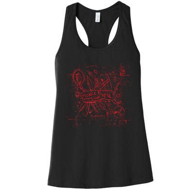 Misadventures Cover In Red Women's Racerback Tank