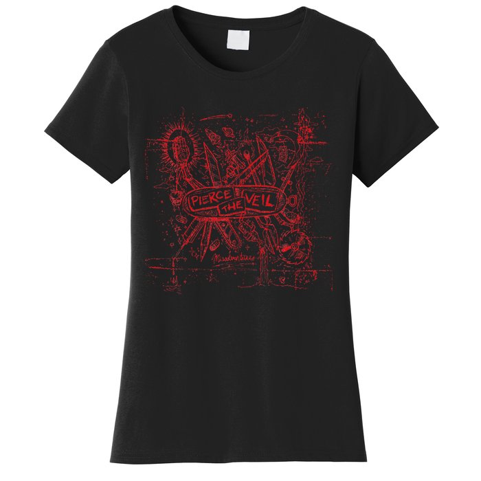 Misadventures Cover In Red Women's T-Shirt