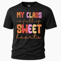 My Class Is Full Of Sweet Hearts Cute Valentine Teacher Cooling Performance Crew T-Shirt