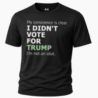 My Conscience Is Clear I DidnT Vote For Trump Performance Shirt