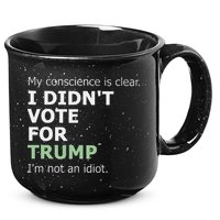 My Conscience Is Clear I DidnT Vote For Trump 15oz Campfire Ceramic Mug