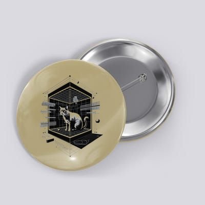 Metaphysical Cat Inside Quantum Cube Button