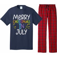 Merry Christmas In July Stars Summer Xmas Pajama Set