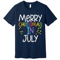 Merry Christmas In July Stars Summer Xmas Premium T-Shirt