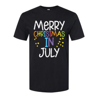 Merry Christmas In July Stars Summer Xmas Softstyle® CVC T-Shirt