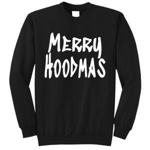 Merry Christmas In The Hood Witty And Cute Slogan Sweatshirt