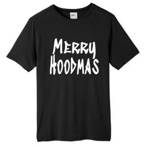 Merry Christmas In The Hood Witty And Cute Slogan Tall Fusion ChromaSoft Performance T-Shirt