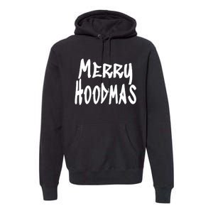 Merry Christmas In The Hood Witty And Cute Slogan Premium Hoodie