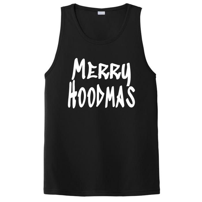 Merry Christmas In The Hood Witty And Cute Slogan PosiCharge Competitor Tank