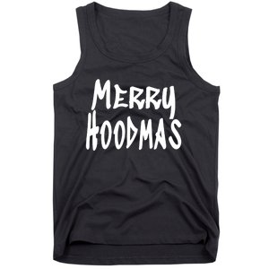 Merry Christmas In The Hood Witty And Cute Slogan Tank Top