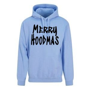 Merry Christmas In The Hood Witty And Cute Slogan Unisex Surf Hoodie