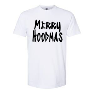 Merry Christmas In The Hood Witty And Cute Slogan Softstyle CVC T-Shirt