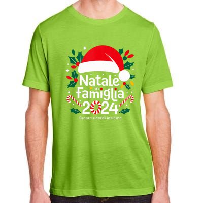 Merry Christmas Italian Family Natale In Famiglia 2024 Italy Tank Top Adult ChromaSoft Performance T-Shirt