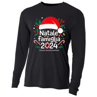 Merry Christmas Italian Family Natale In Famiglia 2024 Italy Tank Top Cooling Performance Long Sleeve Crew