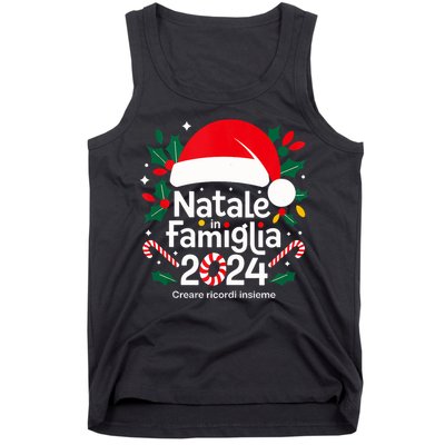 Merry Christmas Italian Family Natale In Famiglia 2024 Italy Tank Top Tank Top