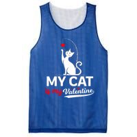 My Cat Is My ValentineS Greetings My Cat Is My Valentine Gift Mesh Reversible Basketball Jersey Tank