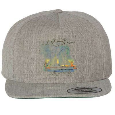 Margaritaville Changes In Latitude Wool Snapback Cap