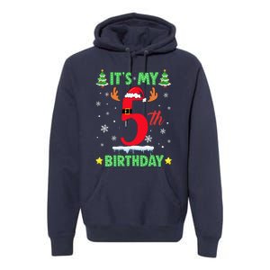 Merry Christmas ItS My 5th Birthday Xmas Women Premium Hoodie