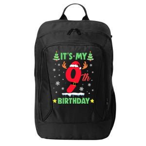 Merry Christmas ItS My 9th Birthday Xmas City Backpack