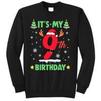 Merry Christmas ItS My 9th Birthday Xmas Tall Sweatshirt