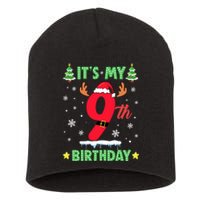 Merry Christmas ItS My 9th Birthday Xmas Short Acrylic Beanie