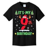 Merry Christmas ItS My 9th Birthday Xmas Kids T-Shirt