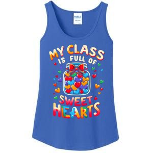 My Class Is Full Of Sweet Hearts Valentines Day Teacher Life Gift Ladies Essential Tank