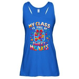 My Class Is Full Of Sweet Hearts Valentines Day Teacher Life Gift Ladies Essential Flowy Tank