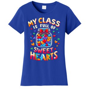 My Class Is Full Of Sweet Hearts Valentines Day Teacher Life Gift Women's T-Shirt