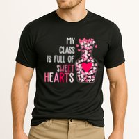 My Class Is Full Of Sweet Hearts Valentine Teacher Cooling Performance Crew T-Shirt