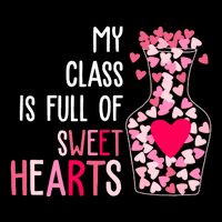 My Class Is Full Of Sweet Hearts Valentine Teacher Cooling Performance Crew T-Shirt