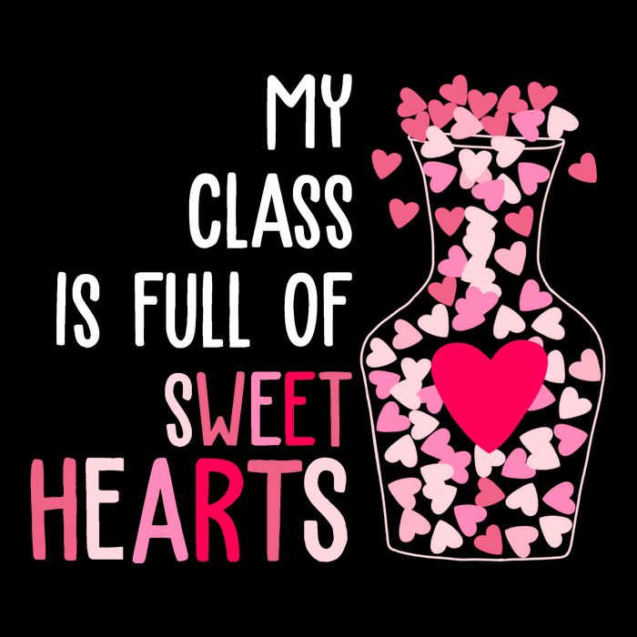 My Class Is Full Of Sweet Hearts Valentine Teacher Cooling Performance Crew T-Shirt