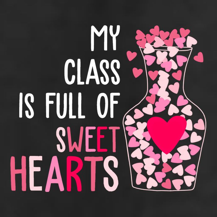 My Class Is Full Of Sweet Hearts Valentine Teacher Adult Drive Performance Visor