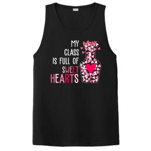 My Class Is Full Of Sweet Hearts Valentine Teacher PosiCharge Competitor Tank