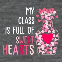 My Class Is Full Of Sweet Hearts Valentine Teacher 25L Jumbo Tote