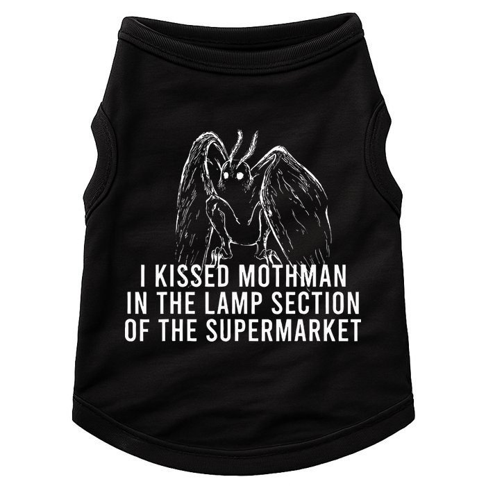 Mothman Cryptid I Kissed Mothman In The Lamp Section Doggie Tank