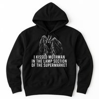Mothman Cryptid I Kissed Mothman In The Lamp Section Hoodie