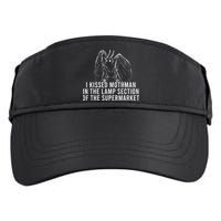 Mothman Cryptid I Kissed Mothman In The Lamp Section Adult Drive Performance Visor