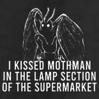 Mothman Cryptid I Kissed Mothman In The Lamp Section 11oz C Handle Ceramic Mug