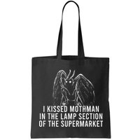 Mothman Cryptid I Kissed Mothman In The Lamp Section Bag